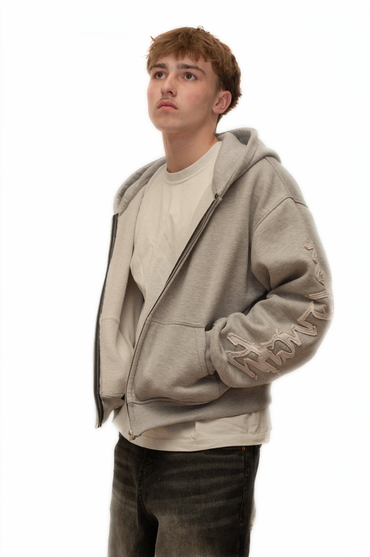 Originals Zip - Light Grey